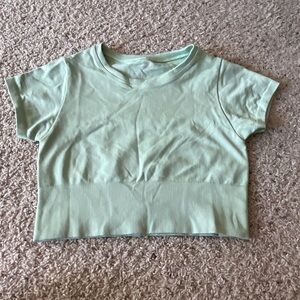 Aerie Light Green Crop Top